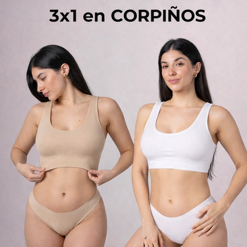 PROMO 3x1 | Corpiño Segunda Piel Luniva®