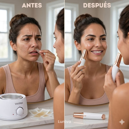 Pack Depilación Facial Luniva™ – Depiladora Facial + Depiladora de Cejas