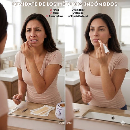 Pack Depilación Facial Luniva™ – Depiladora Facial + Depiladora de Cejas