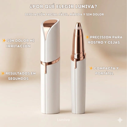 Pack Depilación Facial Luniva™ – Depiladora Facial + Depiladora de Cejas