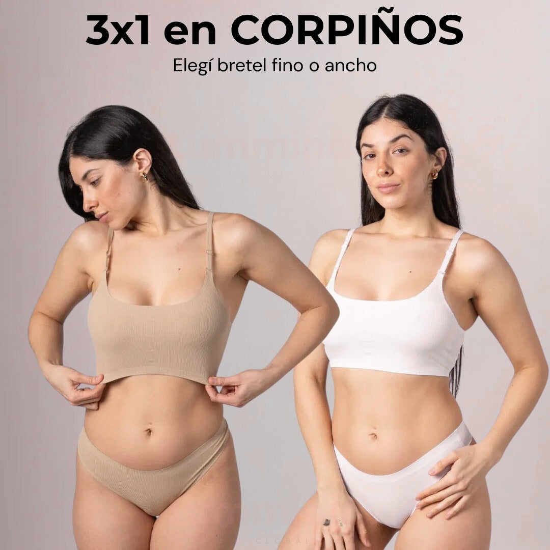 PROMO 3x1 | Corpiño Segunda Piel Luniva®