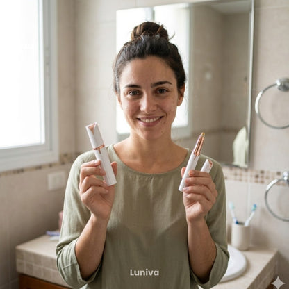 Pack Depilación Facial Luniva™ – Depiladora Facial + Depiladora de Cejas